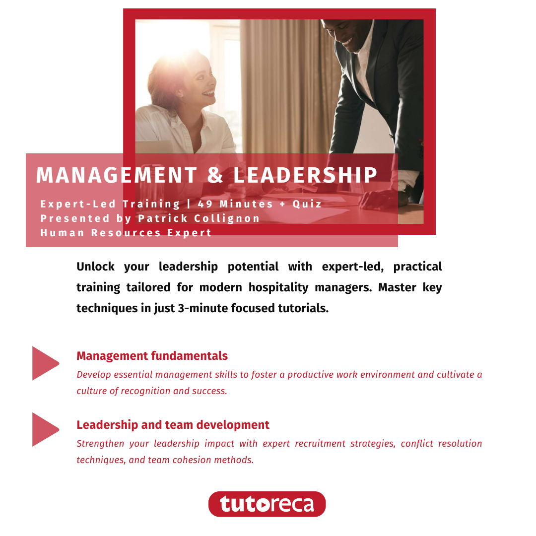 Formation experte en management et leadership par Tutoreca - 49 minutes de tutoriels avec Patrick Collignon