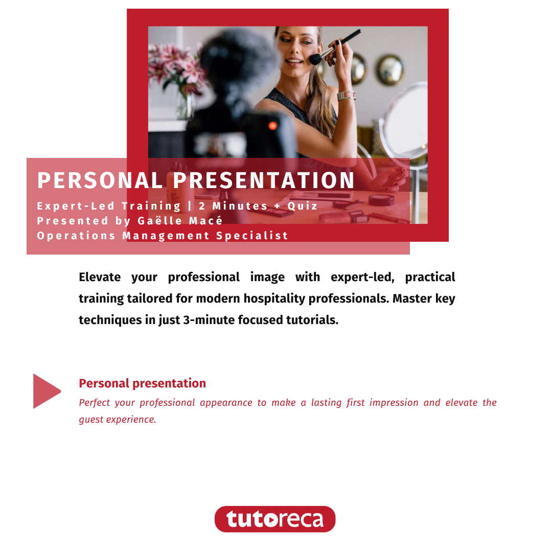 Formation experte en présentation personnelle par Tutoreca - 2 minutes de tutoriels avec Gaëlle Macé