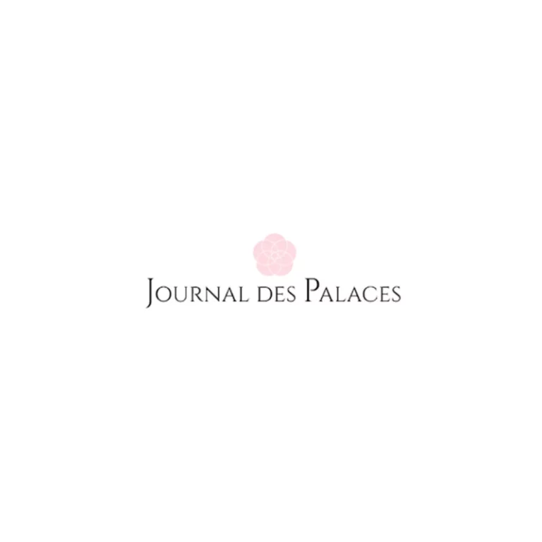 Logo of Le Journal des Palaces, media outlet featuring Tutoreca’s digital learning solutions for luxury hotels and restaurants.