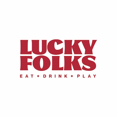 Logo of Lucky Folks, Tutoreca partner for the creation of custom video tutorials and digital training programs for restaurant teams.