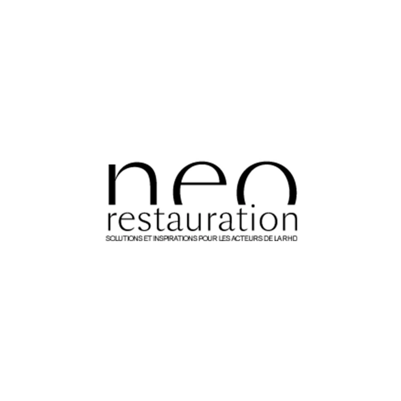 Logo of Néo Restauration, media outlet featuring Tutoreca’s innovative approach to hospitality and restaurant training.